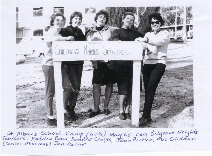 1965 camp teachers names